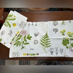 IKEA Botanical Print pillow cases (2) by Lisel Garsveden. New-but out of package